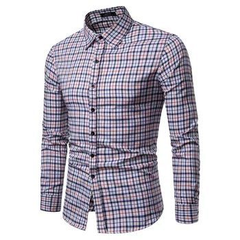 WSGYJ Men Plaid Shirt Long Sleeve Shirts 2019 Fashion Casual Multi-Color Checkered Cotton Chemise Homme
WSGYJ Men Plaid Shirt Long Sleeve Shirts 2019 Fashion Casual Multi-Color Checkered Cotton Chemise Homme