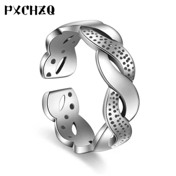 PXCHZQ 925 sterling silver jewelryFemale models Thai Cedar retro intertwined water waves twist ropes opening ring female
PXCHZQ 925 sterling silver jewelryFemale models Thai Cedar retro intertwined water waves twist ropes opening ring female