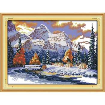 Everlasting Love The Snow Of Winter Chinese Cross Stitch Kits Ecological Cotton Stamped 11CT Christmas New Store Sales Promotion
Everlasting Love The Snow Of Winter Chinese Cross Stitch Kits Ecological Cotton Stamped 11CT Christmas New Store Sales Promotion