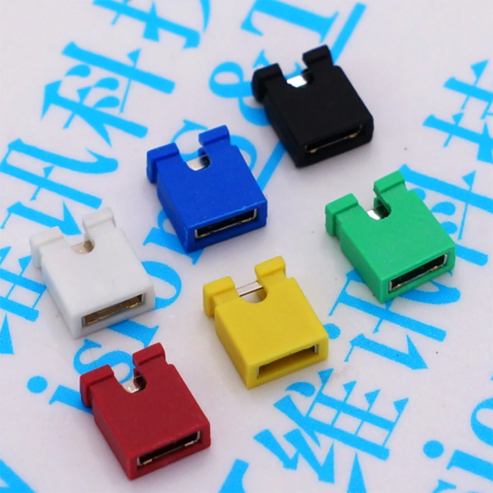 100PCS/Lot 2.54mm Standard Circuit Board Jumper Cap Shunts Short Circuit Cap Computer Jumper Shunt Cap
100PCS/Lot 2.54mm Standard Circuit Board Jumper Cap Shunts Short Circuit Cap Computer Jumper Shunt Cap