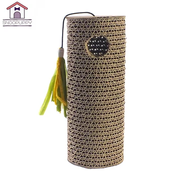 Corrugated Toys Cat Scratcher For Cats Product Durable Wood Sisal Cat Scratching Post Toy For Cat Scratcher Pet Supplies LY0011
Corrugated Toys Cat Scratcher For Cats Product Durable Wood Sisal Cat Scratching Post Toy For Cat Scratcher Pet Supplies LY0011
