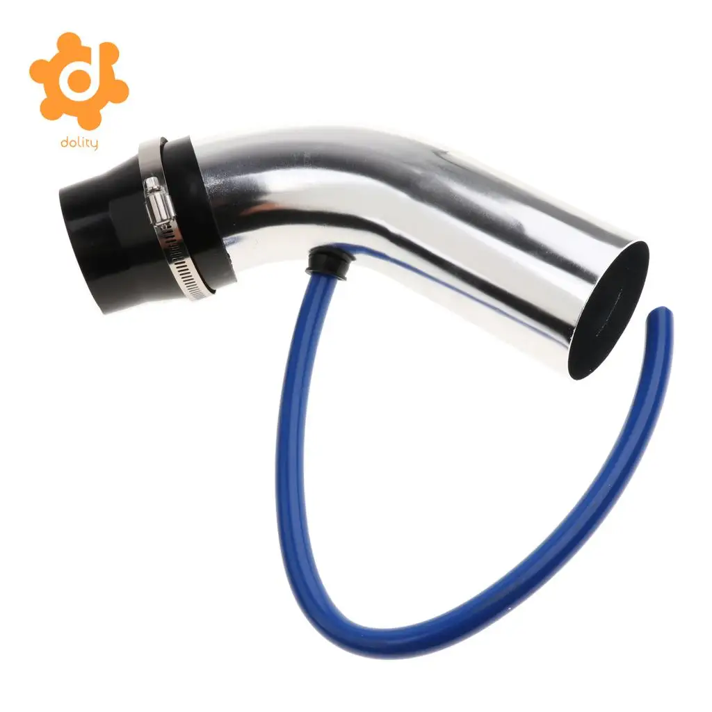 7.5cm/2.95'' Car Cold Air Intake Pipe Induction Kit Hose Tube System Red/Blue/Sliver