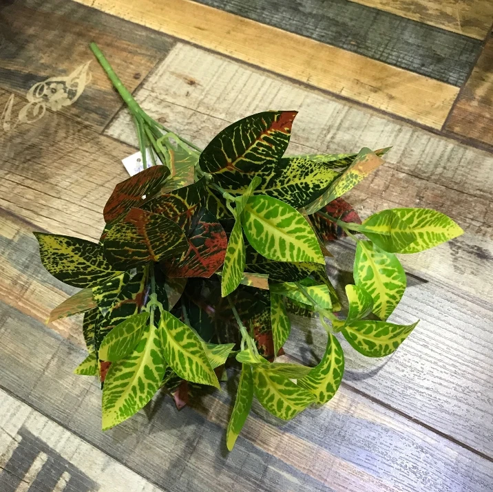 8 fork sprinkle golden banyan leaves Artificial flowers green leaf plants Bonsai Fence accessories Wedding outdoor decorations
8 fork sprinkle golden banyan leaves Artificial flowers green leaf plants Bonsai Fence accessories Wedding outdoor decorations