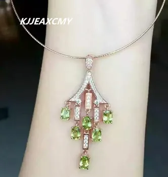 KJJEAXCMY boutique jewelry,Ladies NATURAL PERIDOT inlaid jewelry wholesale sterling silver pendant Ms. S925
KJJEAXCMY boutique jewelry,Ladies NATURAL PERIDOT inlaid jewelry wholesale sterling silver pendant Ms. S925