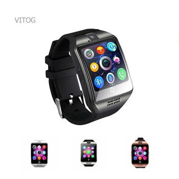 Bluetooth Smart watches Q18 SmartWatch Support Sim TF Cards ip67 Passometer Camera for Android IOS Phone Intelligent watch
Bluetooth Smart watches Q18 SmartWatch Support Sim TF Cards ip67 Passometer Camera for Android IOS Phone Intelligent watch