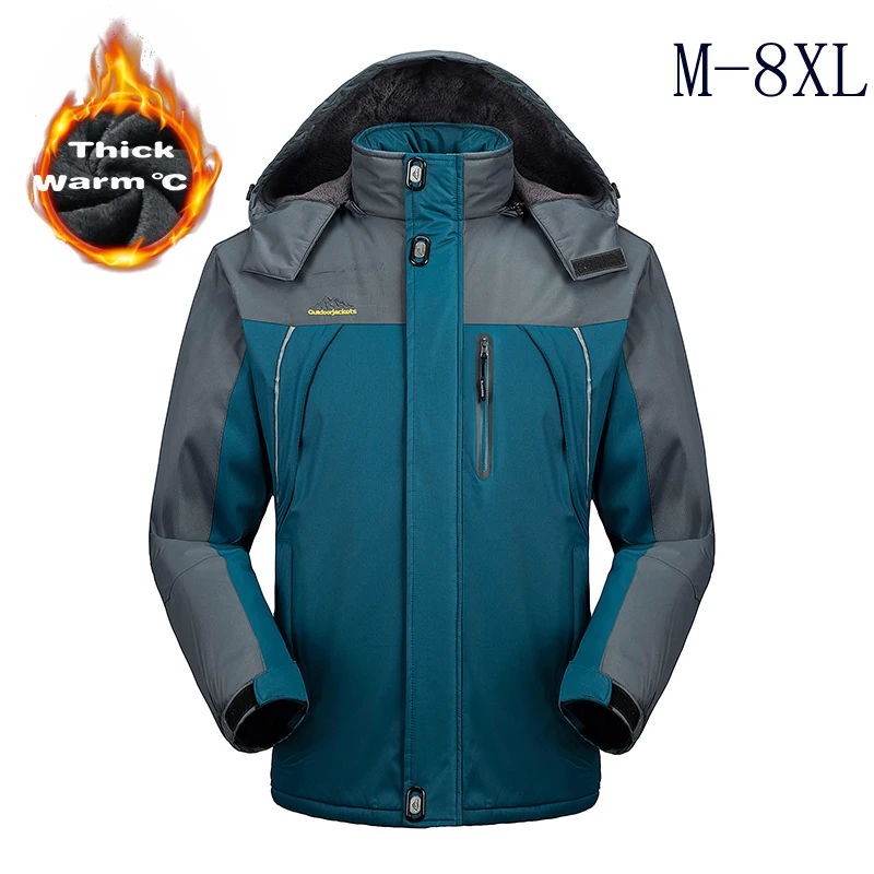 -30 C FIT Plus Thick Velvet Down & Parka coat 6XL 7XL 8XL winter jacket men waterproof windproof chaquetas hombre
-30 C FIT Plus Thick Velvet Down & Parka coat 6XL 7XL 8XL winter jacket men waterproof windproof chaquetas hombre