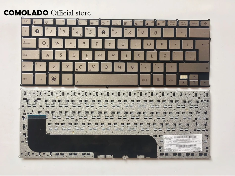 Brazli Replacement laptop Keyboard for Asus UX21 UX21A UX21E Zenbook UX21E-DH52 Silver keyboard BR Layout
Brazli Replacement laptop Keyboard for Asus UX21 UX21A UX21E Zenbook UX21E-DH52 Silver keyboard BR Layout