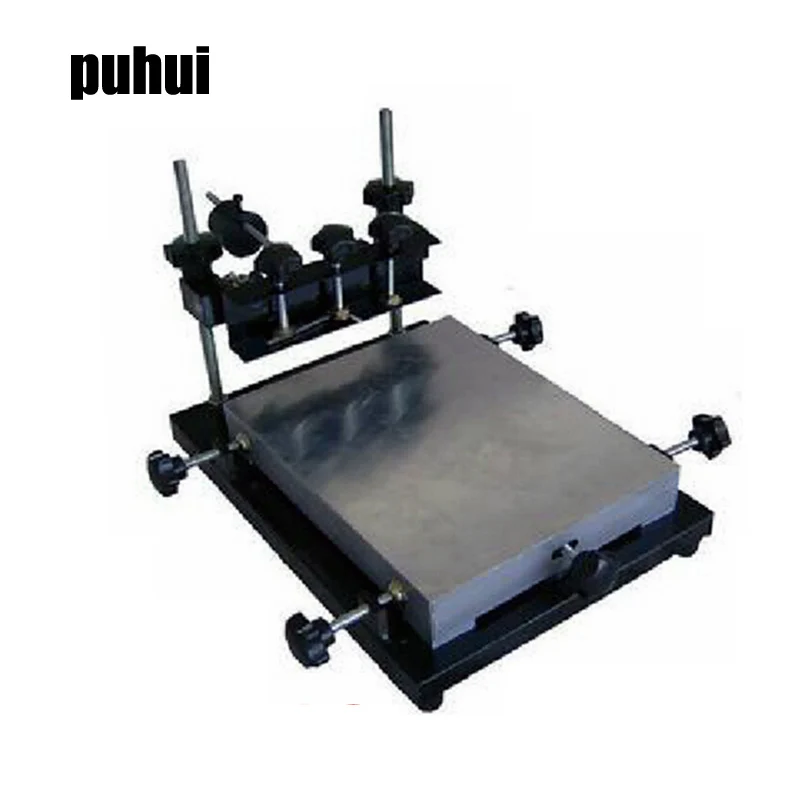 Авторизованное Новое поступление PUHUI размер 300x240 мм ручной Трафаретный принтер