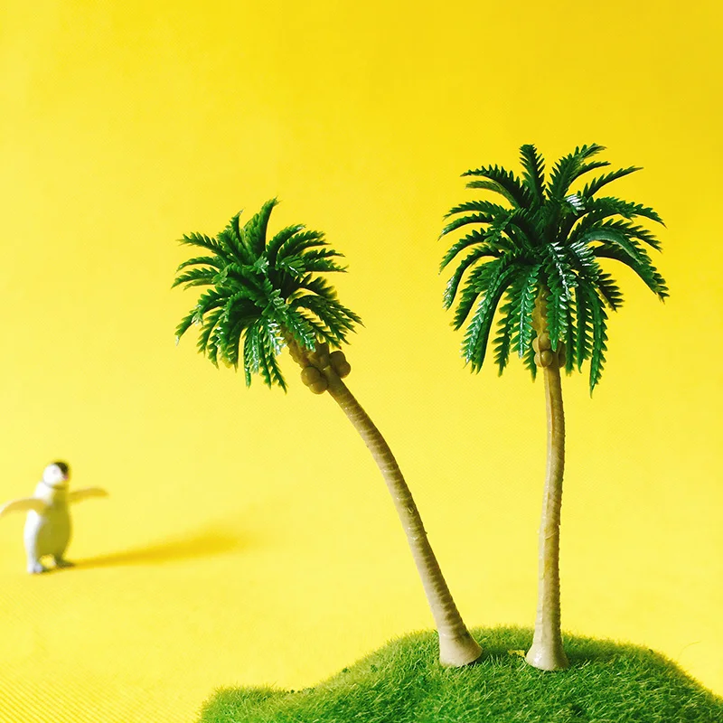 2020 Artificial Coconut Trees Miniatures Cute Plants Fairy