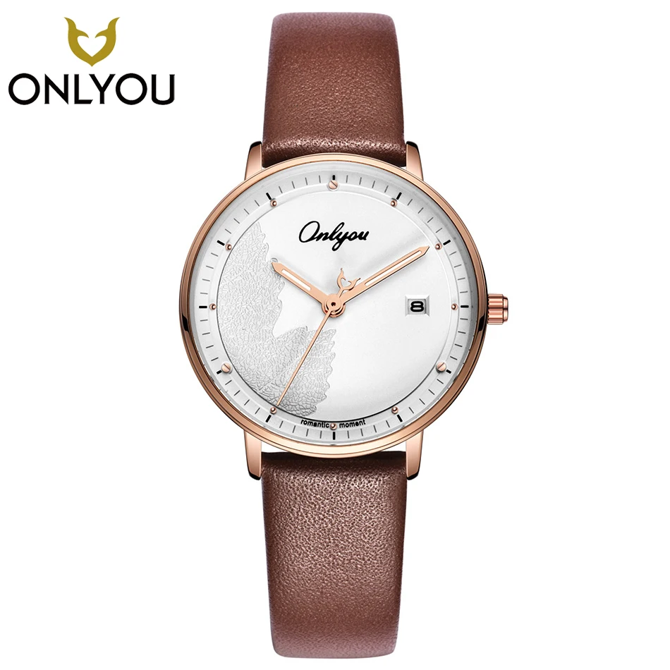 ONLYOU Jewelry Watch For Women's Fashion Real Leather Strap Quartz Wristwatch Top Brand Women Watches Casual Ladies Clock
ONLYOU Jewelry Watch For Women's Fashion Real Leather Strap Quartz Wristwatch Top Brand Women Watches Casual Ladies Clock