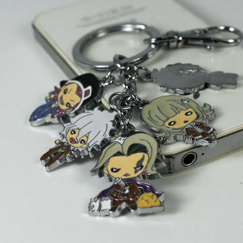 Danganronpa Tanaka Gandamu cartoon key chains Hinata Hajime Komaeda Nagito Nanami ChiaKi funny pendant metal keyrings llaveros
Danganronpa Tanaka Gandamu cartoon key chains Hinata Hajime Komaeda Nagito Nanami ChiaKi funny pendant metal keyrings llaveros