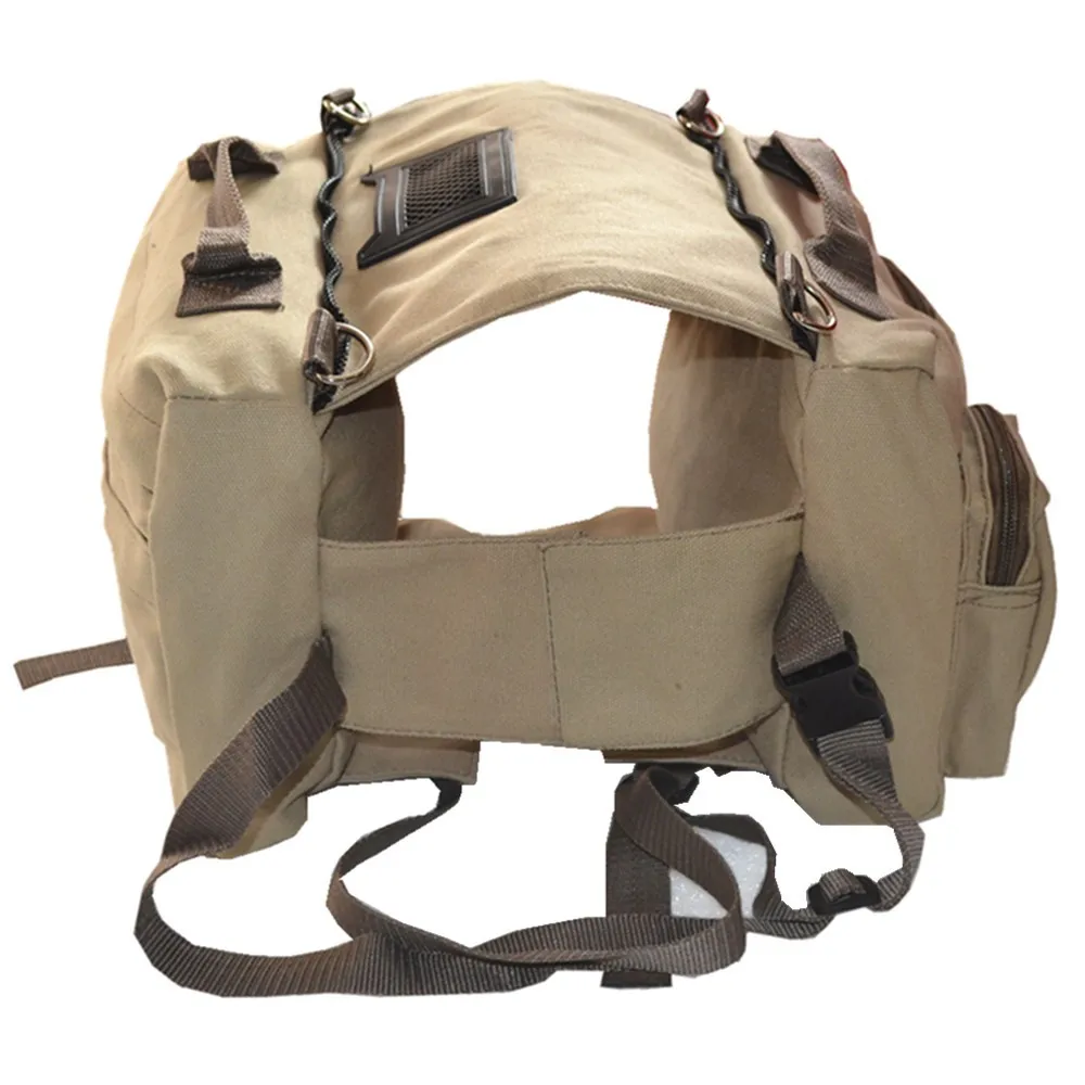 High Quality Canvas Hiking Camping Pet Saddle Bag Dog Backpack Waist Bag For Outdoor Traveling
High Quality Canvas Hiking Camping Pet Saddle Bag Dog Backpack Waist Bag For Outdoor Traveling