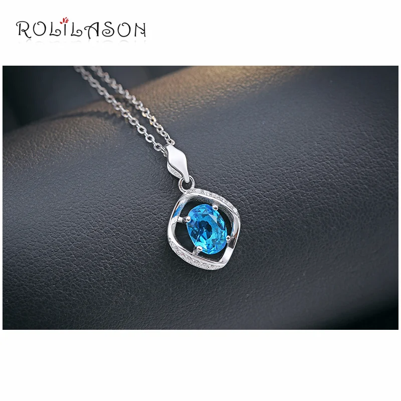 ROLILASON Oval 2.74ct Created Topaz 925 Sterling Silver Pendant Necklace 18 Inches Silver Chain For Women SN108
ROLILASON Oval 2.74ct Created Topaz 925 Sterling Silver Pendant Necklace 18 Inches Silver Chain For Women SN108