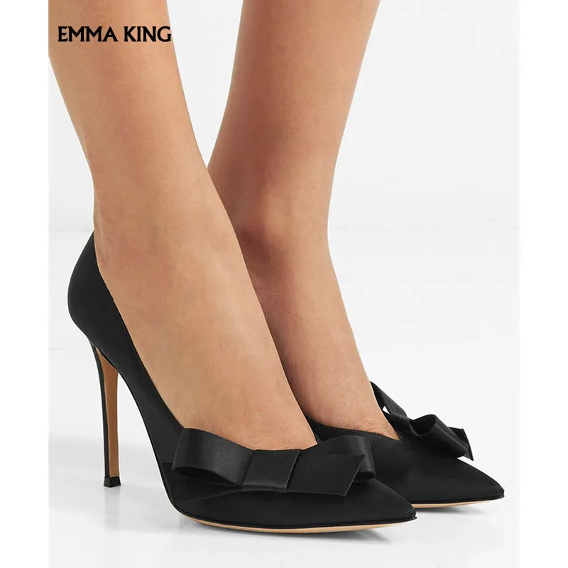 Black Butterfuly-knot Pointy Toe Pumps Women Slip On Thin High Heels Fashion Stilettos Party Dress Shoes Woman Zapatos De Mujer
Black Butterfuly-knot Pointy Toe Pumps Women Slip On Thin High Heels Fashion Stilettos Party Dress Shoes Woman Zapatos De Mujer