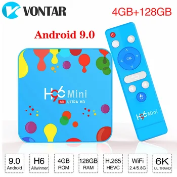 H96 Mini 6K Android 9.0 TV Box Allwinner H6 Quad Core 4GB 128GB Dual Wifi Support Google Player Youtube Set Top Box 4GB 32GB
H96 Mini 6K Android 9.0 TV Box Allwinner H6 Quad Core 4GB 128GB Dual Wifi Support Google Player Youtube Set Top Box 4GB 32GB