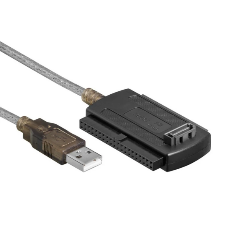 USB 2.0 To IDE / SATA 2.5",3.5" Hard Drive Disk HDD SSD 480Mb/s Data Interface Converter Adapter Cable
USB 2.0 To IDE / SATA 2.5",3.5" Hard Drive Disk HDD SSD 480Mb/s Data Interface Converter Adapter Cable