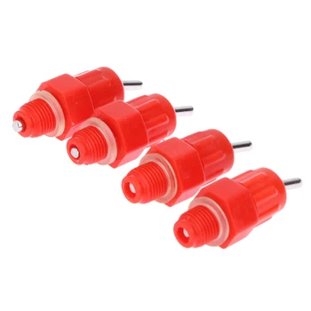 50pcs Chicken Pets Red Nipple Drinker Feeder Water Cups Nipple Chicken Drinkers Waterer 360 Degree Farm Poultry Feeding Supplies
50pcs Chicken Pets Red Nipple Drinker Feeder Water Cups Nipple Chicken Drinkers Waterer 360 Degree Farm Poultry Feeding Supplies