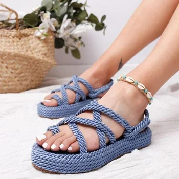 Summer Casual Sandals Flip Flops 2019 New Summer Fashion Rome Slip-On Breathable Non-slip Shoes Casual Wedge Sandals
Summer Casual Sandals Flip Flops 2019 New Summer Fashion Rome Slip-On Breathable Non-slip Shoes Casual Wedge Sandals