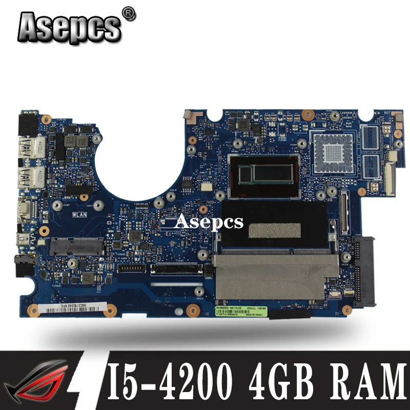 UX32LA I5-4200 CPU 4GB RAM motherboard For ASUS UX32LN UX32LA UX32L UX32LA-LN Laptop mainboard Tested Working
UX32LA I5-4200 CPU 4GB RAM motherboard For ASUS UX32LN UX32LA UX32L UX32LA-LN Laptop mainboard Tested Working