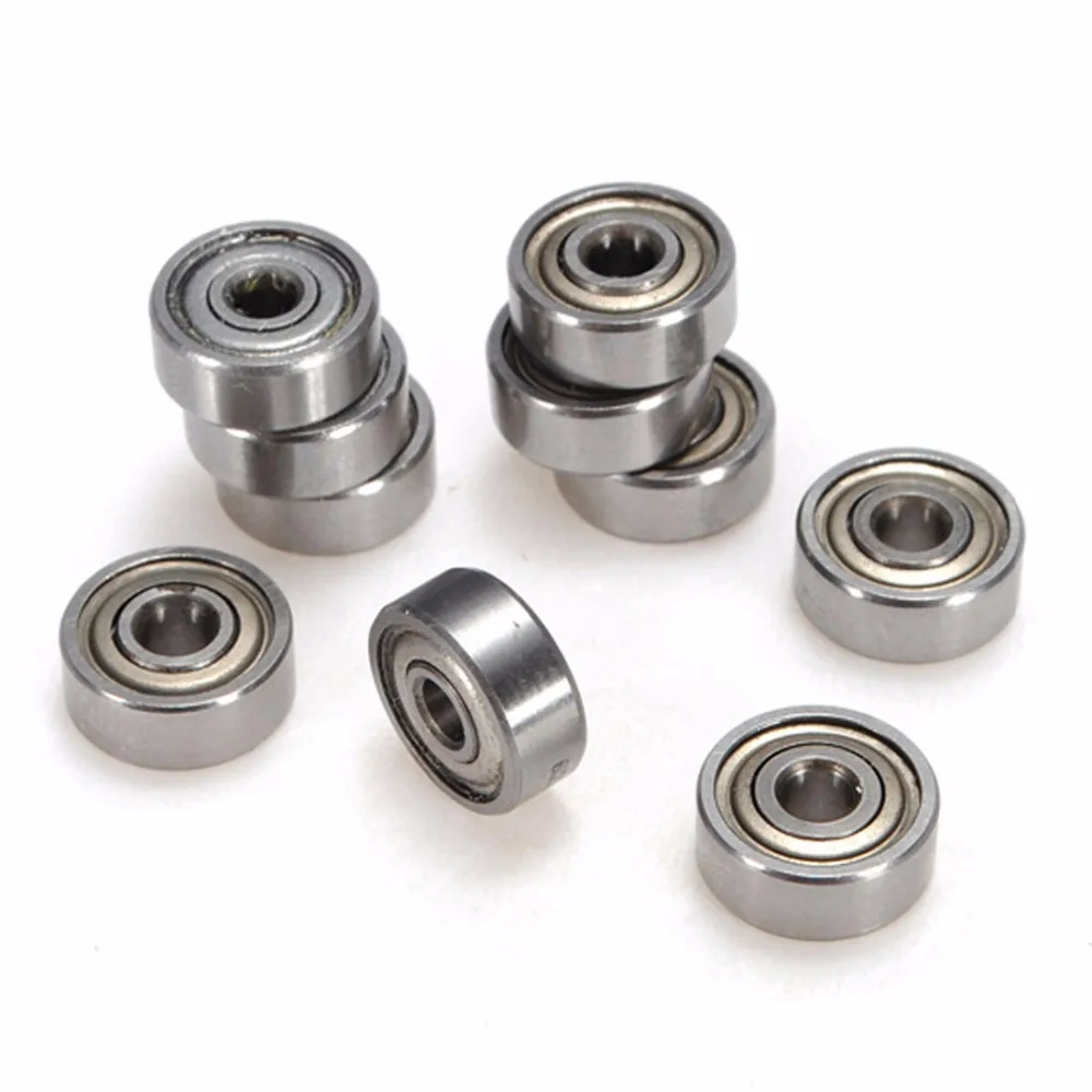 10pcs/set 623-ZZ 3x10x4mm Deep Groove Ball Miniature Bearings Use in RC Cars and Trucks