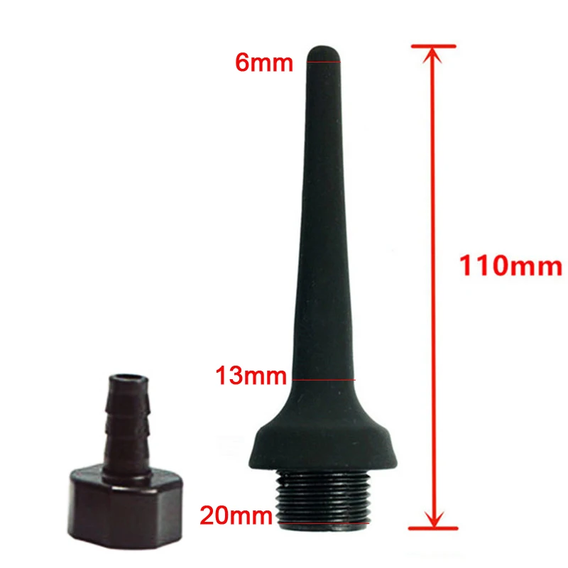 Анальный душ Nexus с 2 насадками, черный NA011 - Nexus - Анальные души и клизмы - Купить