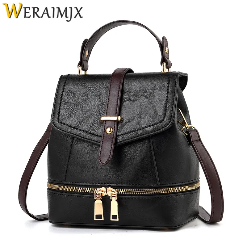 WERAIMJX Leather Backpack Fashion Newest Mochila Feminina Large Capacity Bag for School Girls Bagpack Mochilas Mujer 2018 MJ245
WERAIMJX Leather Backpack Fashion Newest Mochila Feminina Large Capacity Bag for School Girls Bagpack Mochilas Mujer 2018 MJ245