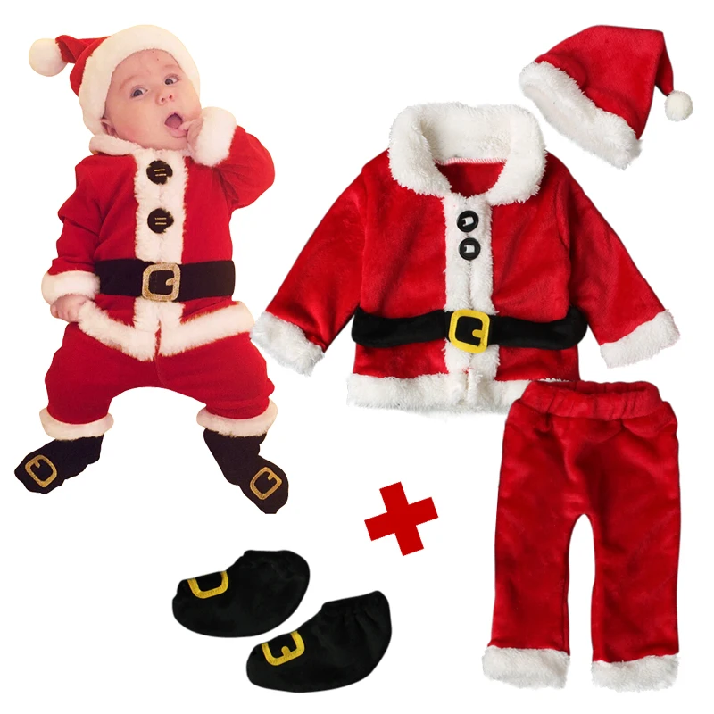 2018 New 4Pcs Christmas Boy Girls Clothing Sets Baby Kids Clothes Suit Santa Baby Clothes Set Cotton Children's Clothing 
2018 New 4Pcs Christmas Boy Girls Clothing Sets Baby Kids Clothes Suit Santa Baby Clothes Set Cotton Children's Clothing