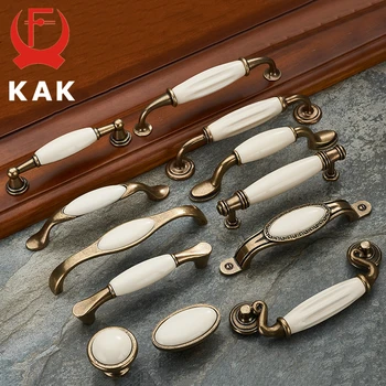 KAK 5 piece Antique Bronze Ceramic White Cabinet Handles Zinc Alloy Drawer knobs Wardrobe Door Handles European Furniture Handle
KAK 5 piece Antique Bronze Ceramic White Cabinet Handles Zinc Alloy Drawer knobs Wardrobe Door Handles European Furniture Handle