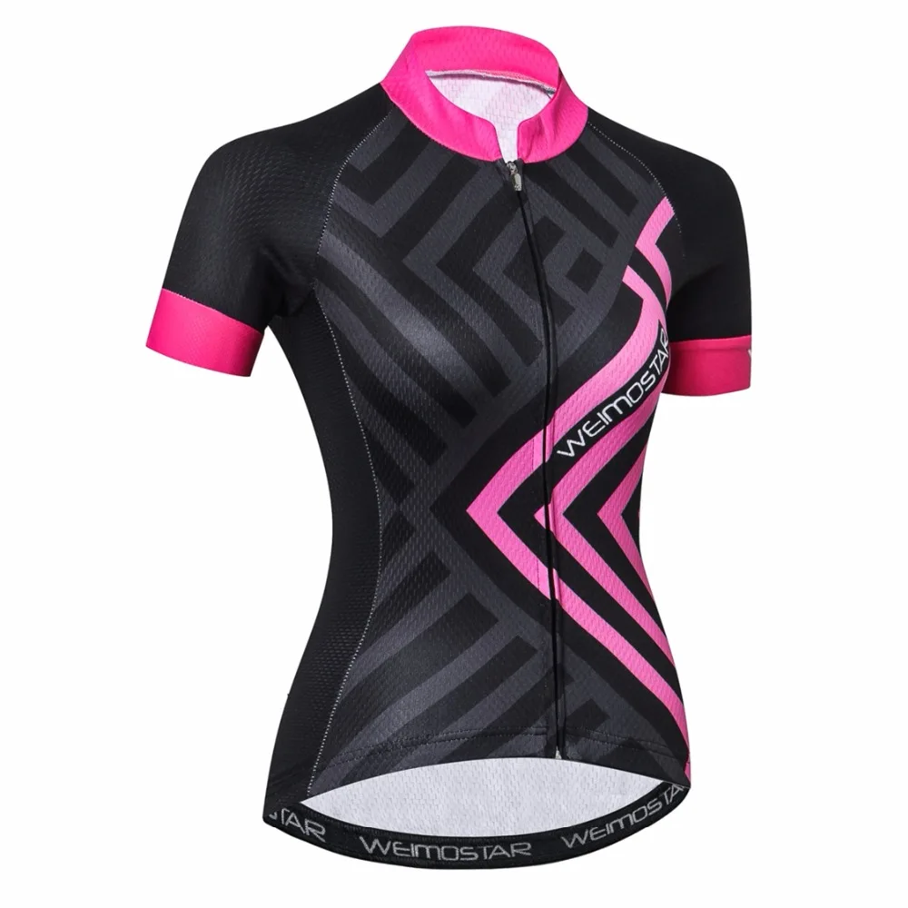 Weimostar Cycling Jersey women Bike Jerseys 2019 road MTB bicycle Short Sleeve Shirt Ropa Ciclismo maillot Breathable Black Pink
Weimostar Cycling Jersey women Bike Jerseys 2019 road MTB bicycle Short Sleeve Shirt Ropa Ciclismo maillot Breathable Black Pink