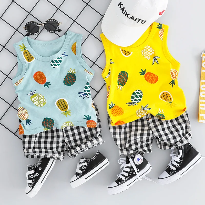 Carters Official Store New Arrival Boys Summer 2019 Han Edition Girl Cartoon Pineapple Sleeveless T-shirt Brim Two-piece Outfit
Carters Official Store New Arrival Boys Summer 2019 Han Edition Girl Cartoon Pineapple Sleeveless T-shirt Brim Two-piece Outfit