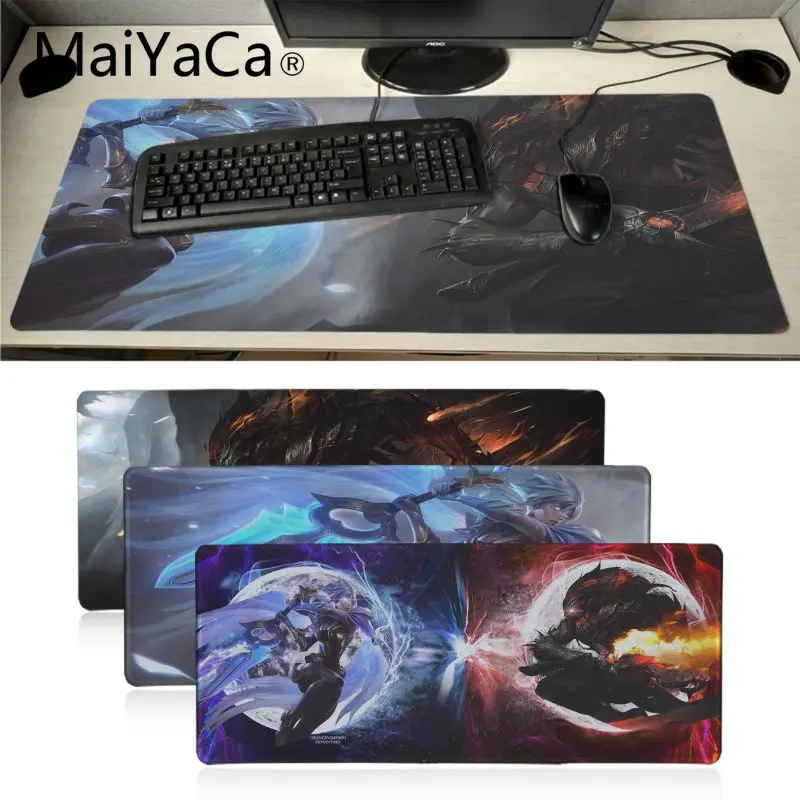 MaiYaCa In Stocked Riven vs Yasuo LOL gamer play mats Mousepad Professional computer player Keyboard table Mat mouse pad gamer
MaiYaCa In Stocked Riven vs Yasuo LOL gamer play mats Mousepad Professional computer player Keyboard table Mat mouse pad gamer