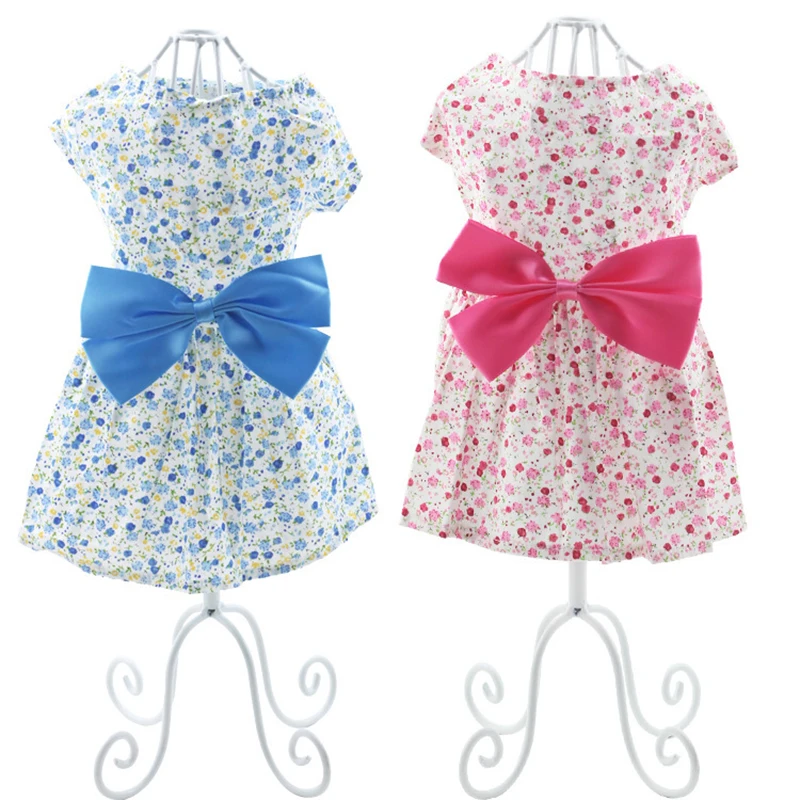 Spring/Summer Bow-knot Pet Dog Dress Cute Clothes For Dogs Cats Floral Vestidos For Small Pets Chihuahua Yorkie Wedding Dresses
Spring/Summer Bow-knot Pet Dog Dress Cute Clothes For Dogs Cats Floral Vestidos For Small Pets Chihuahua Yorkie Wedding Dresses