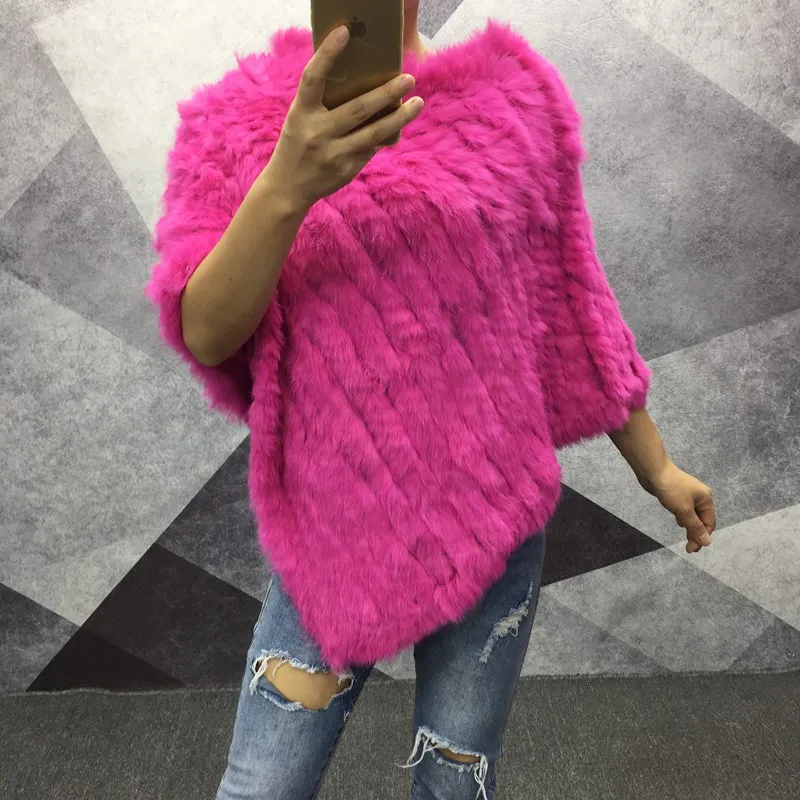Women Fashion Pullover Knitted Real Rabbit Fur Scarf Poncho Cape Femme Spring Autumn genuine Rabbit FurWrap Triangle Shawl Stole
Women Fashion Pullover Knitted Real Rabbit Fur Scarf Poncho Cape Femme Spring Autumn genuine Rabbit FurWrap Triangle Shawl Stole