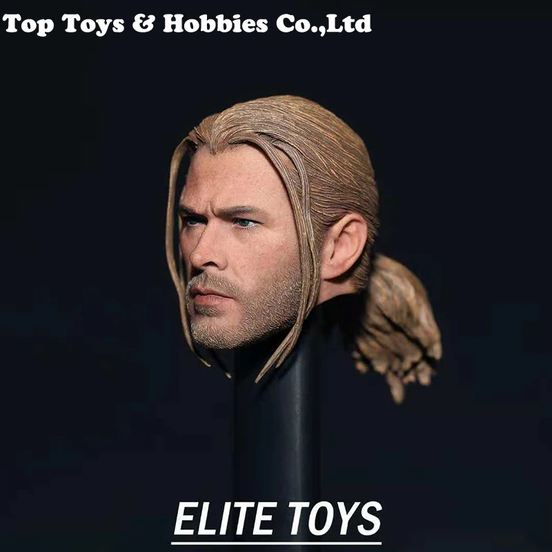 1//6 Thor Head Sculpture Thor Odinson Head Carved The Avengers Series Man Head