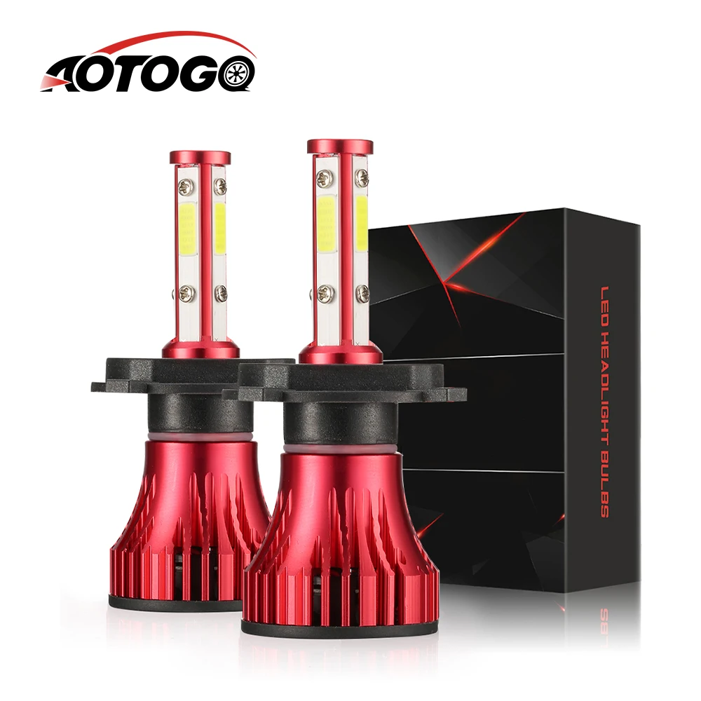 4 Sides H4 H7 LED H8 H11 9005 HB3 9006 HB4 LED Car Headlight Kit 10000LM 100W 6000K White 12V 24V Car Lights Bulbs Auto Fog Lamp
4 Sides H4 H7 LED H8 H11 9005 HB3 9006 HB4 LED Car Headlight Kit 10000LM 100W 6000K White 12V 24V Car Lights Bulbs Auto Fog Lamp