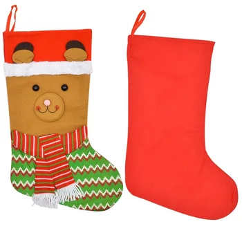 Christmas Stocking Gift Bags Felt Cloth Christmas Tree Sock Xmas Candy Storage Bag Festive Party Supplies Xmas Decorations W7621
Christmas Stocking Gift Bags Felt Cloth Christmas Tree Sock Xmas Candy Storage Bag Festive Party Supplies Xmas Decorations W7621