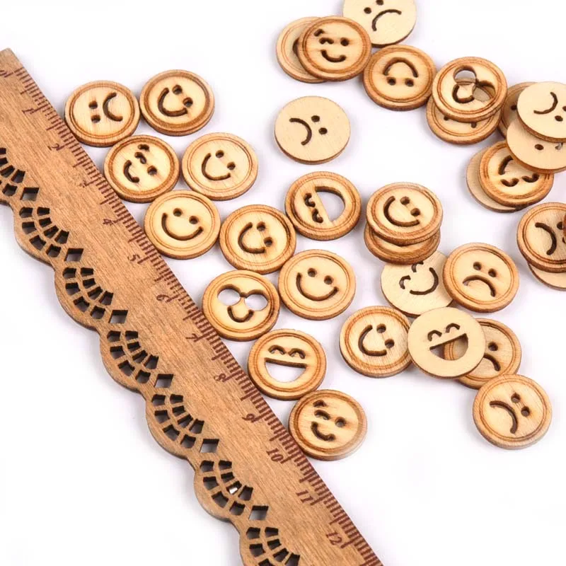100pcs Natural Wooden Crafts Round Face Pattern For Handmade Scrapbooking DIY Home Decoration Sewing Art Accessories 13mm M1527
100pcs Natural Wooden Crafts Round Face Pattern For Handmade Scrapbooking DIY Home Decoration Sewing Art Accessories 13mm M1527