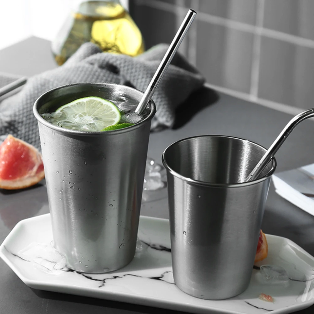 Pint Mug Juice Cup Unbreakable Coffee Tea Beer Stainless Steel Drinking Stackable Water
Pint Mug Juice Cup Unbreakable Coffee Tea Beer Stainless Steel Drinking Stackable Water