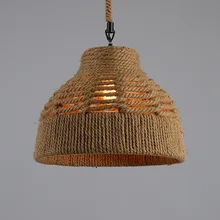 LOFT Vintage Edison American retro lamps E27 bulb hemp rope chandelier Metal and Hemp Rope Ceiling Droplight Light Fixtures
LOFT Vintage Edison American retro lamps E27 bulb hemp rope chandelier Metal and Hemp Rope Ceiling Droplight Light Fixtures
