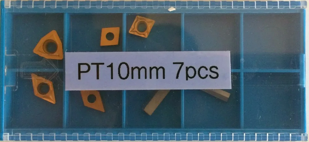 Free shipping 10mm 7pcs/set tincoated inserts, use for indexable carbide turning tool set, for lathe cutting tool set
Free shipping 10mm 7pcs/set tincoated inserts, use for indexable carbide turning tool set, for lathe cutting tool set