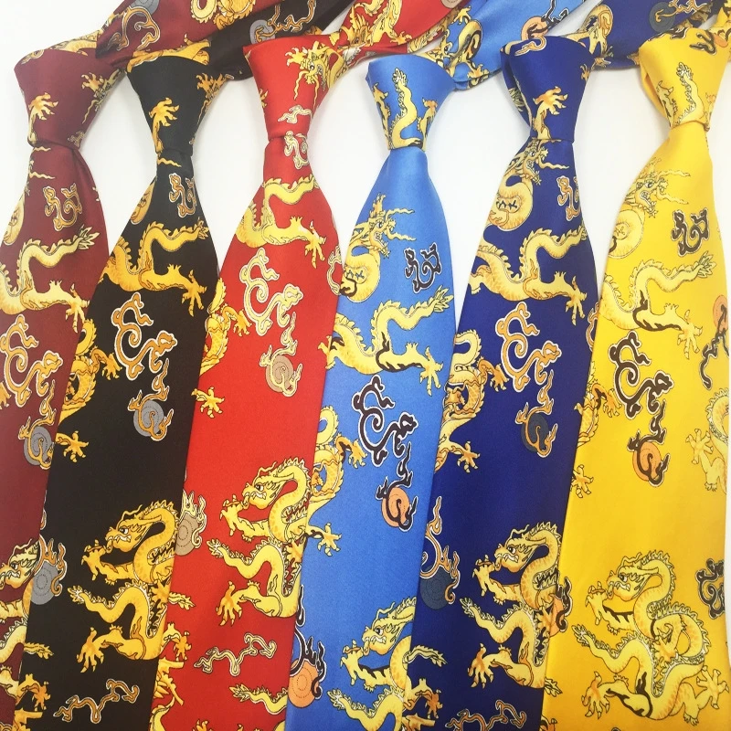Hot Sale Traditional Chinese Style Men's Woven Flower Dragon Panda Design Tie Necktie Wedding Celebration Neck Tie
Hot Sale Traditional Chinese Style Men's Woven Flower Dragon Panda Design Tie Necktie Wedding Celebration Neck Tie