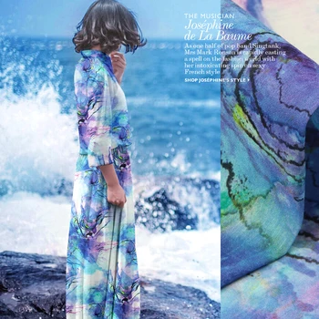 140cm wide 13.5mm 30% silk 70% linen blue wave summer fabric a little transparent and hard fabric D035
140cm wide 13.5mm 30% silk 70% linen blue wave summer fabric a little transparent and hard fabric D035