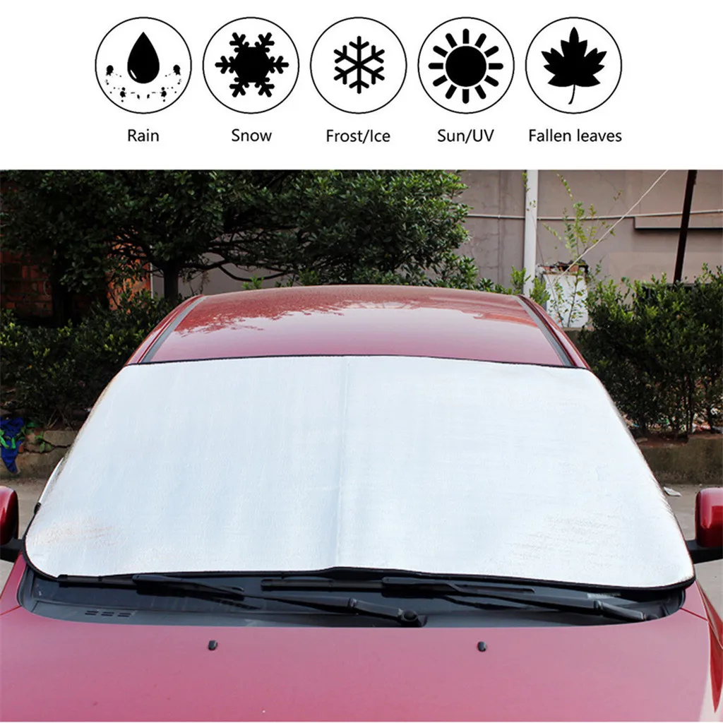 New Car Sun Shade Windshield Snow Cover Protection 1PC Windshield Snow Cover Ice Removal Wiper Visor Protector Winter Summer Y30
New Car Sun Shade Windshield Snow Cover Protection 1PC Windshield Snow Cover Ice Removal Wiper Visor Protector Winter Summer Y30
