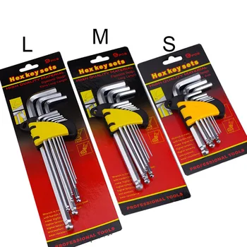 Hexagon Hex Key Wrench Tools set Matte Chrome Ball End Spanner set Screwdriver Set 1.5mm - 10mm
Hexagon Hex Key Wrench Tools set Matte Chrome Ball End Spanner set Screwdriver Set 1.5mm - 10mm