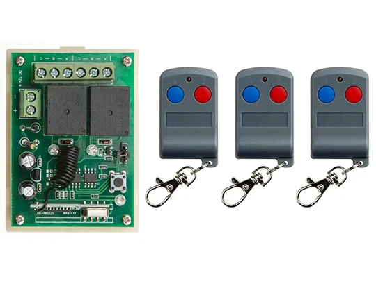 latest DC12V 10A 2CH RF Remote Control Switch System 3X Transmitter + 1 X Receiver 2ch relay smart home z-wave /lamp/ window
latest DC12V 10A 2CH RF Remote Control Switch System 3X Transmitter + 1 X Receiver 2ch relay smart home z-wave /lamp/ window