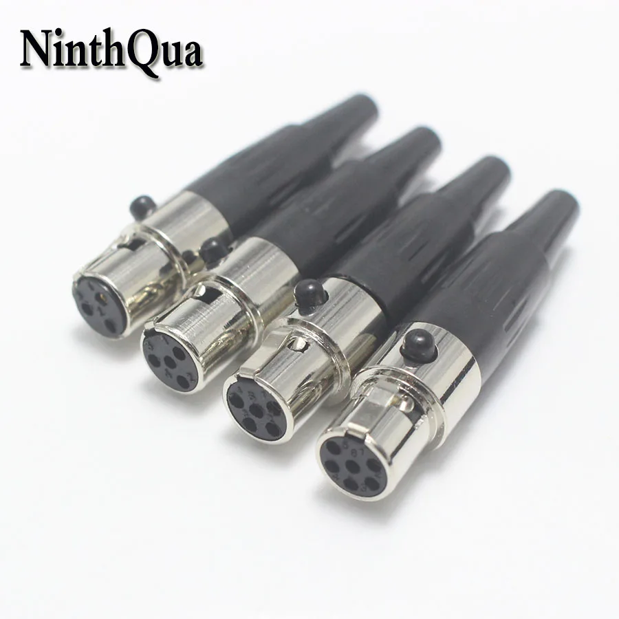 1Pcs High Quality Mini XLR 3 4 5 6 Pin Female Plug Small XLR Audio Microphone Connector for MIC Soldering Straight
1Pcs High Quality Mini XLR 3 4 5 6 Pin Female Plug Small XLR Audio Microphone Connector for MIC Soldering Straight