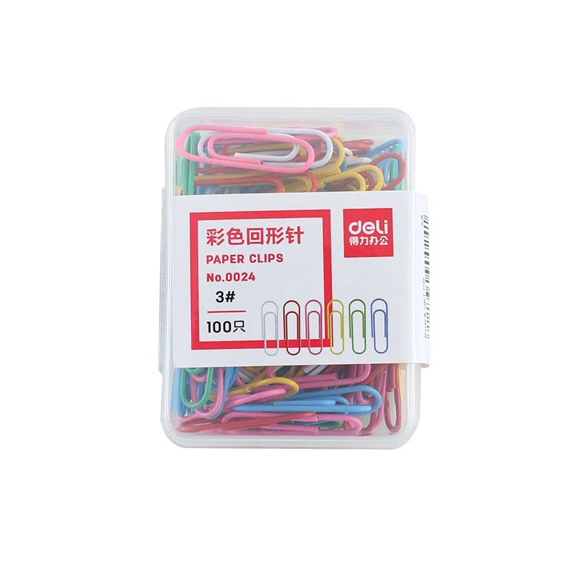 2 set 100pcs metal clips 3# mini color paper clip for clamp file book marker Stationery office accessories School supplies F637
2 set 100pcs metal clips 3# mini color paper clip for clamp file book marker Stationery office accessories School supplies F637