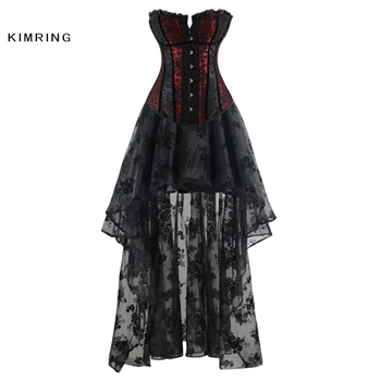 Kimring Vintage Gothic Waist Control Corsets Dress Sexy Body Bustier Overbust Corset Burlesque Corset Top Lace up Back Corsets
Kimring Vintage Gothic Waist Control Corsets Dress Sexy Body Bustier Overbust Corset Burlesque Corset Top Lace up Back Corsets