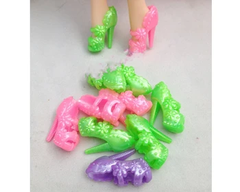 100pairs/lot Wholesale Kids Toy Sweet Candy Color High Heels Plastic Toy Shoes for Barbie doll Flower Doll Accessories BJD Shoes
100pairs/lot Wholesale Kids Toy Sweet Candy Color High Heels Plastic Toy Shoes for Barbie doll Flower Doll Accessories BJD Shoes