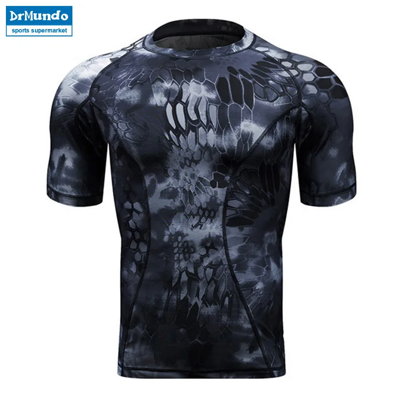 Camouflage snake pattern T-shirt Men tight fast drying thermal underwear tactical elastic long-sleeved suit training uniform
Camouflage snake pattern T-shirt Men tight fast drying thermal underwear tactical elastic long-sleeved suit training uniform